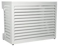 Cache clim aluminium blanc taille m+ CLI03303 