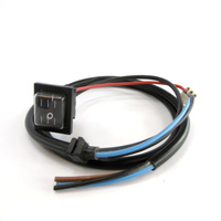 Interrupteur + cable alim. noir Atlantic électrique 083321