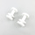 Ens. pateres blanches (x2) Atlantic 094036