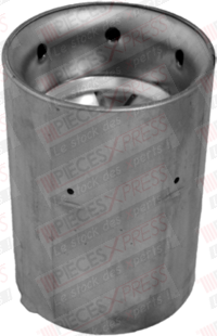 Tube diff. pl6-7-19-10 127mm stainless Bentone 0011780113