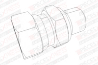 Raccord 1/4 anslutning 700-04 Bentone 0011842302