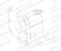 Fixation stg133-146 1" Bentone 0011969902