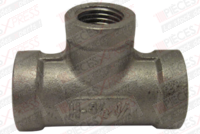 T-tube 3/8*1/4*3/8 inoxydable Bentone 0012081901