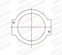 Joint de bride b70/80 Bentone 0012134301