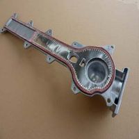 Tole avant de l echangeur de chaleur De Dietrich S56205