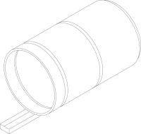 Pot de combustion s115-28 be/te Elm Leblanc / Bosch 63015286