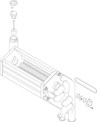 Echangeur thermique Elm Leblanc / Bosch 73147