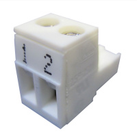 Borne de connexion 2 - poles blanc Elm Leblanc / Bosch 7747023129