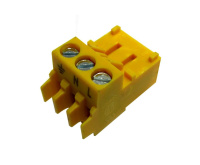 Borne de connexion 3- poles jaune Elm Leblanc / Bosch 7747026994