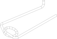 Clip de fil 18mm (1x) Elm Leblanc / Bosch 87161160750