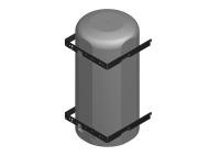 Ballon 48 l. acier email. Elm Leblanc / Bosch 87167621520