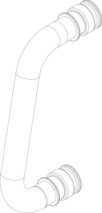 Tube by-pass Elm Leblanc / Bosch 87186421580
