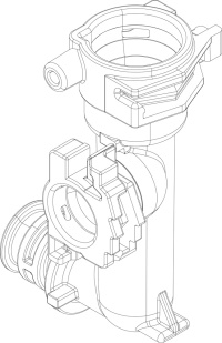 Raccord Elm Leblanc / Bosch 87186489730