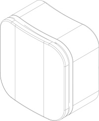 Couvercle vidange d600/d670 Elm Leblanc / Bosch 8735100689