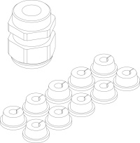 Passe-cables set Elm Leblanc / Bosch 87376010950
