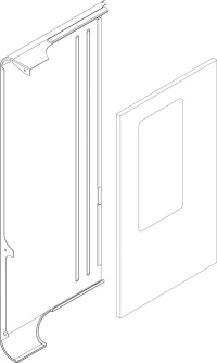 Paroi laterale rhs Elm Leblanc / Bosch 8737602647
