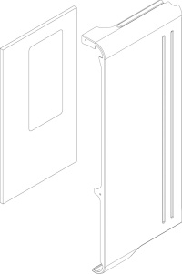 Paroi laterale lhs Elm Leblanc / Bosch 8737602648