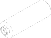Flexible metallique dn25 lg750 Elm Leblanc / Bosch 8738804071
