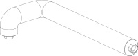 Tuyau ret.vert.chaud.ballon Elm Leblanc / Bosch 8738804075