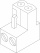 Borne de connexion 2 - poles gris Buderus 87182249070
