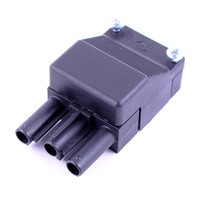 Connecteur male noir st18/3 avec capot Atlantic Guillot 072816