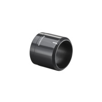 Bague deco anthracite pour thermostat un Oventrop 1012080
