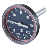 Thermometre pour regusol rouge a partir Oventrop 1364188