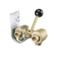 Robinet inverseur double laiton 3 8 6x Oventrop 2103260