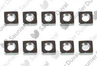 Ecrou, m6 square (x10) Saunier Duval 0010028408