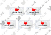 Plaque de Firme SD (x5) Saunier Duval 0020084485