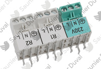 Connecteur (kit 230V, R1, R2) Saunier Duval 0020238241