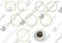Sachet de joints + limiteur 16L Saunier Duval S1084500