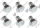 Vis, (x6) Saunier Duval 0010045612