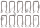 Agrafe (x10) Saunier Duval 0020014164