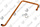 Tubulure sup&eacute;rieure vortex Saunier Duval 0020029480