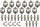 Clip + goujon, kit de 12 + 4 Saunier Duval 05653000