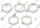 Ecrou, (x5) Saunier Duval 8000011773