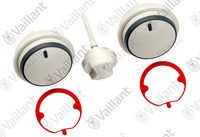 Boutons gris, kit de 3 Vaillant 0020048969