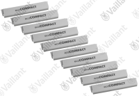 Plaque de firme, ecocompact Vaillant 0020198240