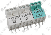 Connecteur (kit 230v, r1, r2) Vaillant 0020238233