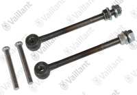 Jeu de fixation plaque frontale Vaillant 092302