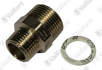 Raccord r 1/2 x g 3/4 Vaillant 110647