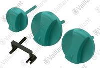 Boutons verts, kit de 3 Vaillant 114286