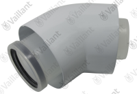 Coude 45 degr. (1 p.) Vaillant 284732