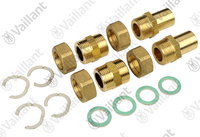 Collier fixation twin tube dn 16 (4 x) Vaillant 545709
