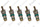Valve, schrader (x5) Vaillant 0010027681