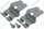Patte support (x2) Vaillant 0010029334