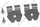 Patte support, (x2) Vaillant 0010029335