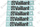 Plaque de firme, (x5) Vaillant 0010031281