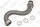 Tube gaz, superieure Vaillant 0010036666